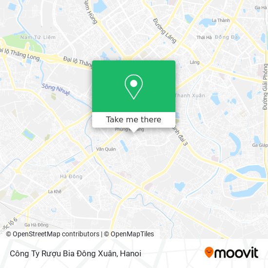 Công Ty Rượu Bia Đông Xuân map