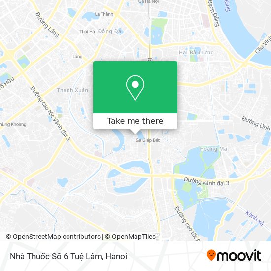 Nhà Thuốc Số 6 Tuệ Lâm map