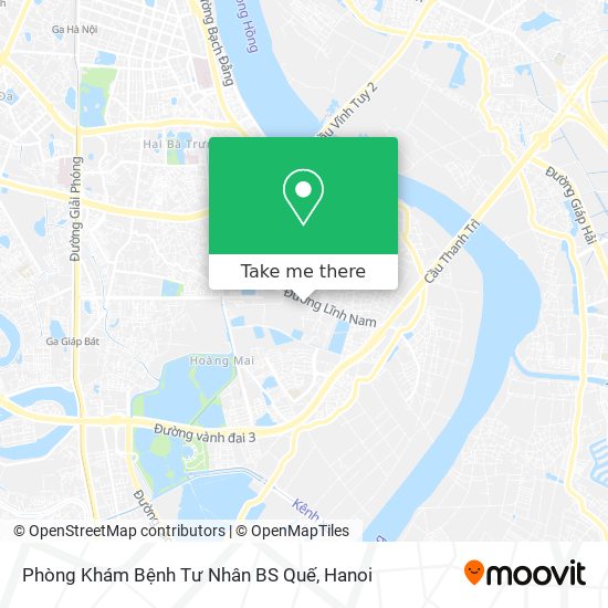 Phòng Khám Bệnh Tư Nhân BS Quế map