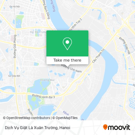 Dịch Vụ Giặt Là Xuân Trường map