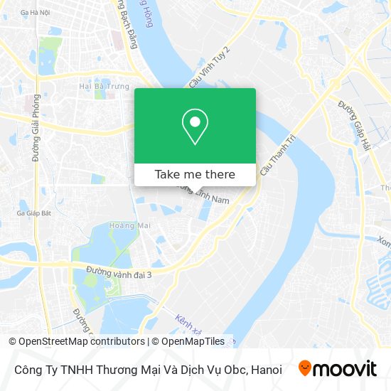 Công Ty TNHH Thương Mại Và Dịch Vụ Obc map