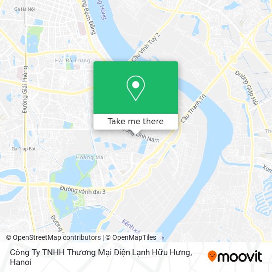 Công Ty TNHH Thương Mại Điện Lạnh Hữu Hưng map