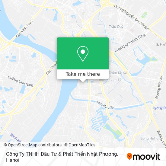 Công Ty TNHH Đầu Tư & Phát Triển Nhật Phương map