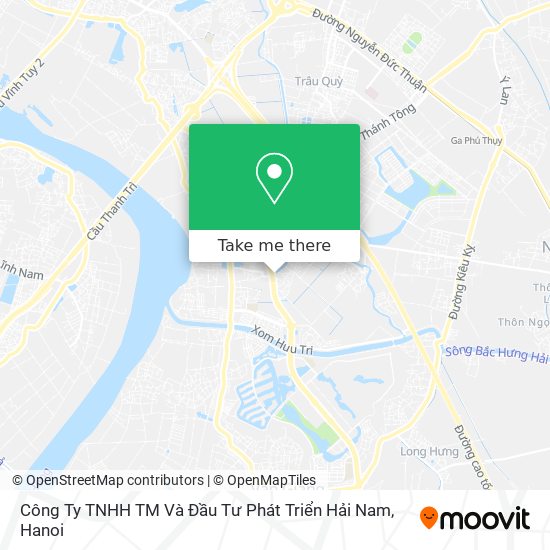 Công Ty TNHH TM Và Đầu Tư Phát Triển Hải Nam map