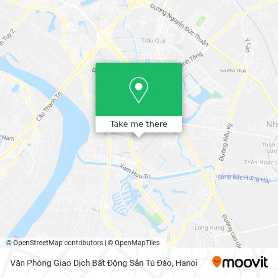 Văn Phòng Giao Dịch Bất Động Sản Tú Đào map