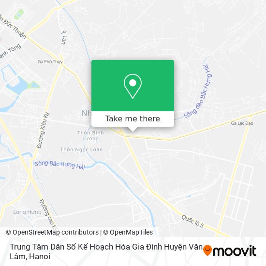 Trung Tâm Dân Số Kế Hoạch Hóa Gia Đình Huyện Văn Lâm map