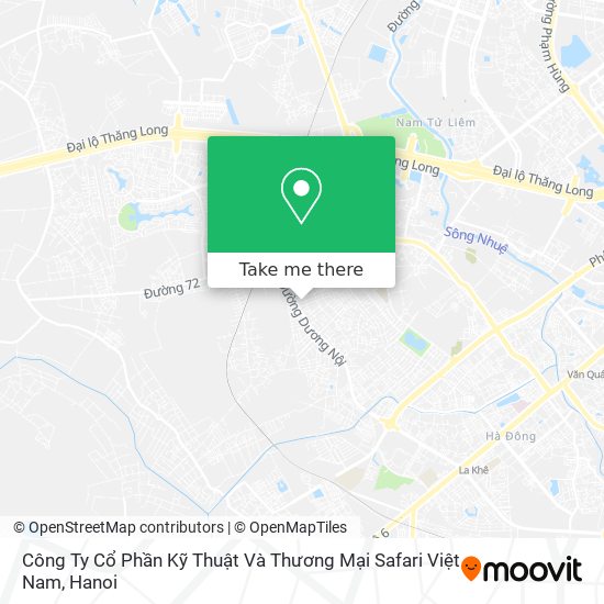 Công Ty Cổ Phần Kỹ Thuật Và Thương Mại Safari Việt Nam map