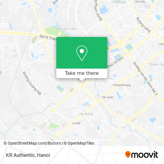 KR Authentic map