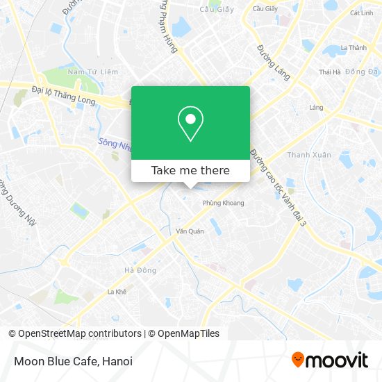 Moon Blue Cafe map