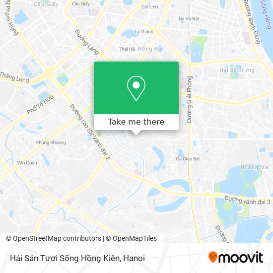 Hải Sản Tươi Sống Hồng Kiên map