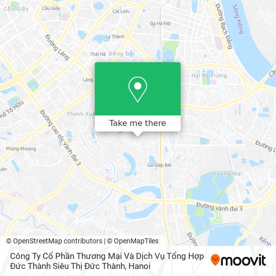 Công Ty Cổ Phần Thương Mại Và Dịch Vụ Tổng Hợp Đức Thành Siêu Thị Đức Thành map