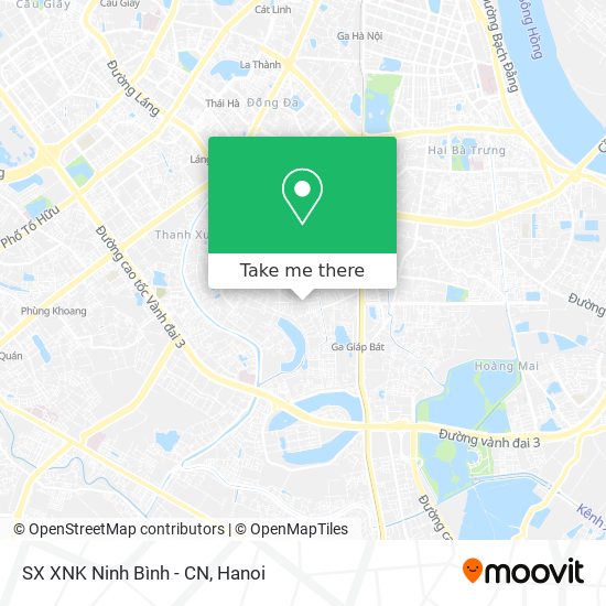 SX XNK Ninh Bình - CN map