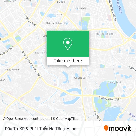 Đầu Tư XD & Phát Triển Hạ Tầng map