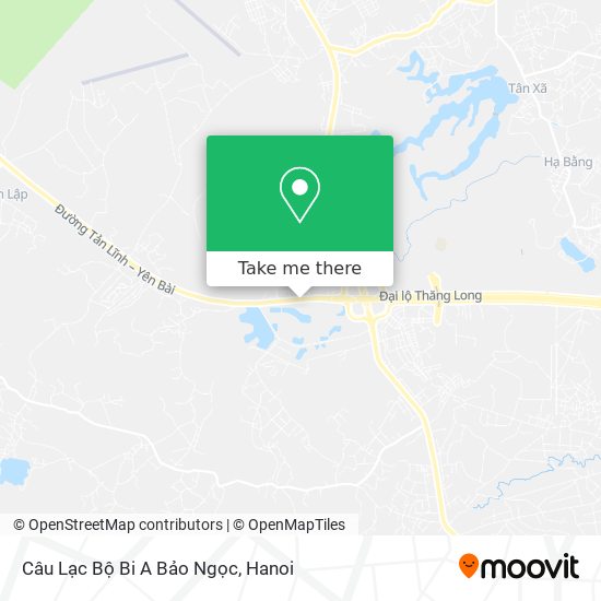 Câu Lạc Bộ Bi A Bảo Ngọc map