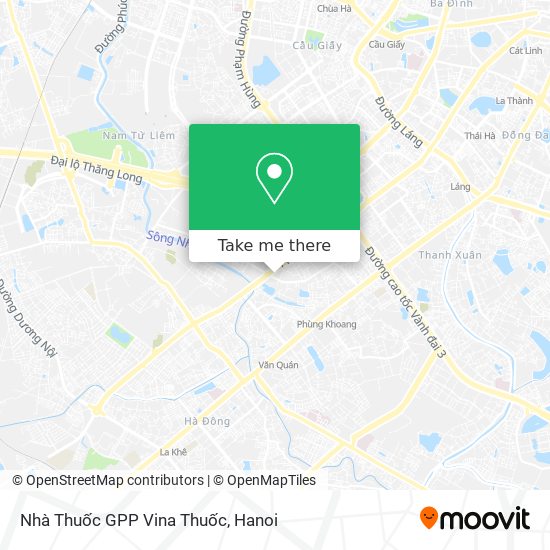 Nhà Thuốc GPP Vina Thuốc map