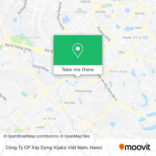Công Ty CP Xây Dựng Vijako Việt Nam map