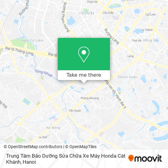 Trung Tâm Bảo Dưỡng Sửa Chữa Xe Máy Honda Cát Khánh map