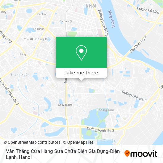 Vân Thắng Cửa Hàng Sửa Chữa Điện Gia Dụng-Điện Lạnh map