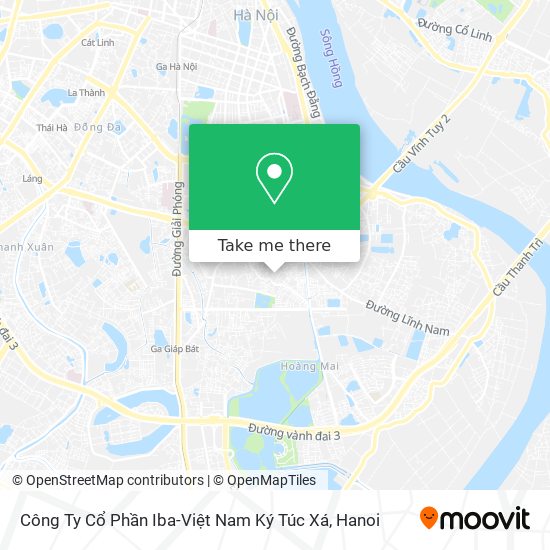 Công Ty Cổ Phần Iba-Việt Nam Ký Túc Xá map