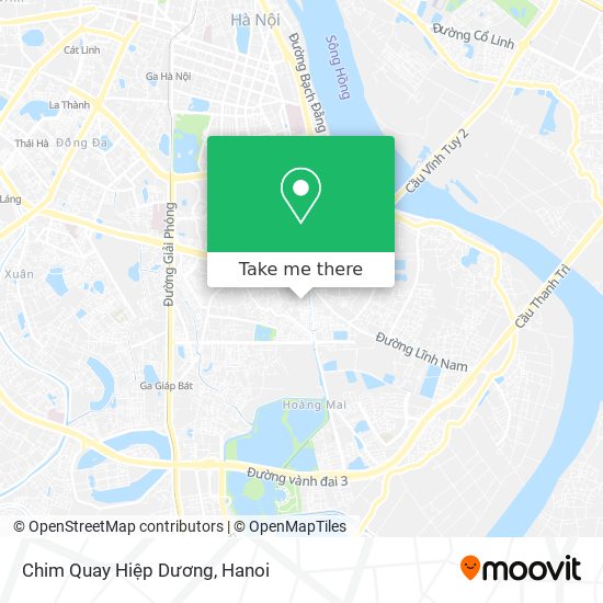 Chim Quay Hiệp Dương map