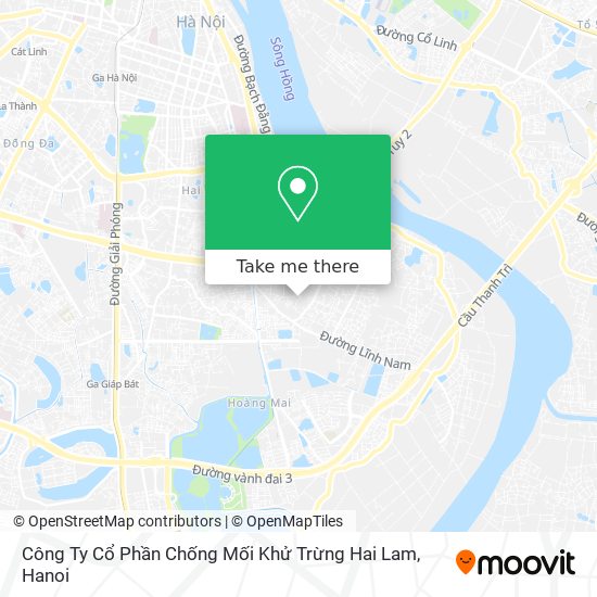 Công Ty Cổ Phần Chống Mối Khử Trừng Hai Lam map