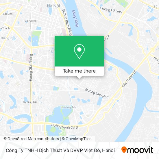 Công Ty TNHH Dịch Thuật Và DVVP Việt Đô map