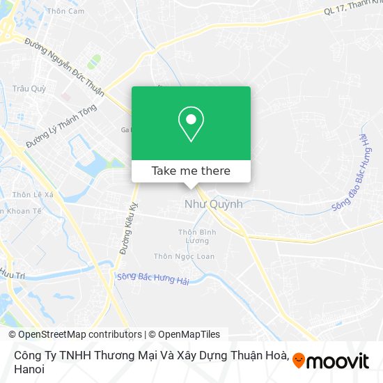 Công Ty TNHH Thương Mại Và Xây Dựng Thuận Hoà map