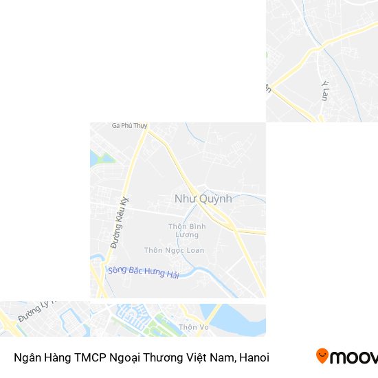 Ngân Hàng TMCP Ngoại Thương Việt Nam map