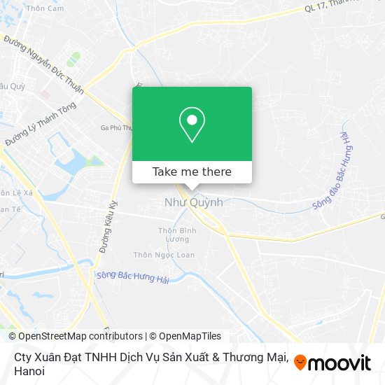 Cty Xuân Đạt TNHH Dịch Vụ Sản Xuất & Thương Mại map