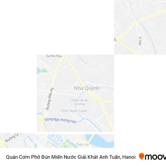 Quán Cơm Phở Bún Miến Nước Giải Khát Anh Tuấn map