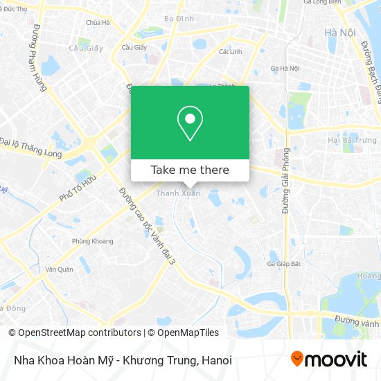 Nha Khoa Hoàn Mỹ - Khương Trung map