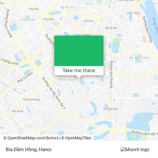 Bia Đầm Hồng map