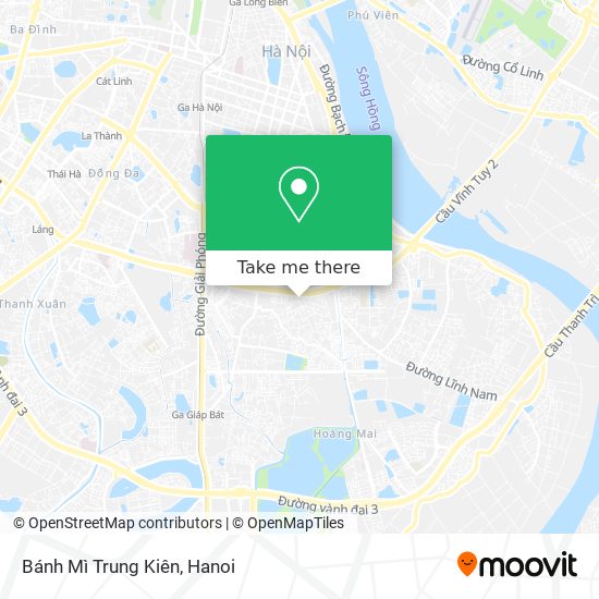 Bánh Mì Trung Kiên map