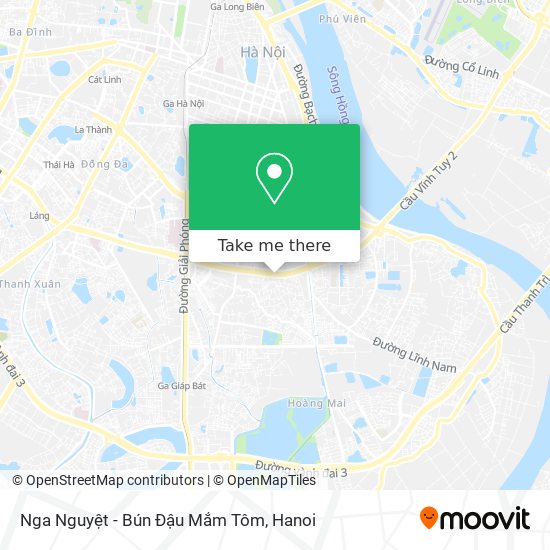 Nga Nguyệt - Bún Đậu Mắm Tôm map