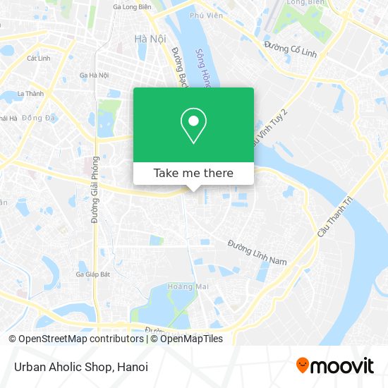 Urban Aholic Shop map