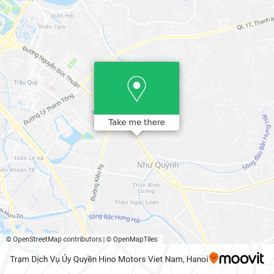 Trạm Dịch Vụ Ủy Quyền Hino Motors Viet Nam map