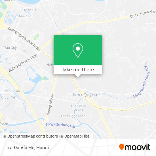 Trà Đá Vỉa Hè map