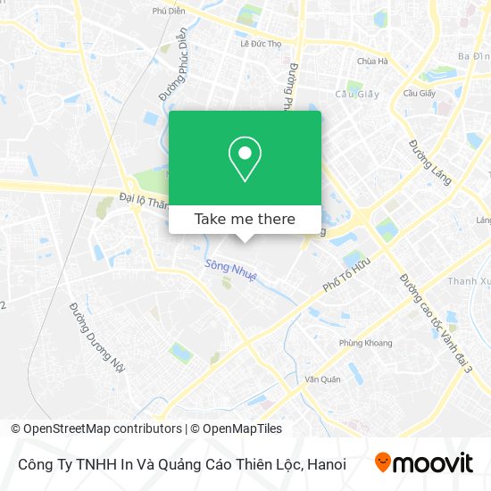 Công Ty TNHH In Và Quảng Cáo Thiên Lộc map