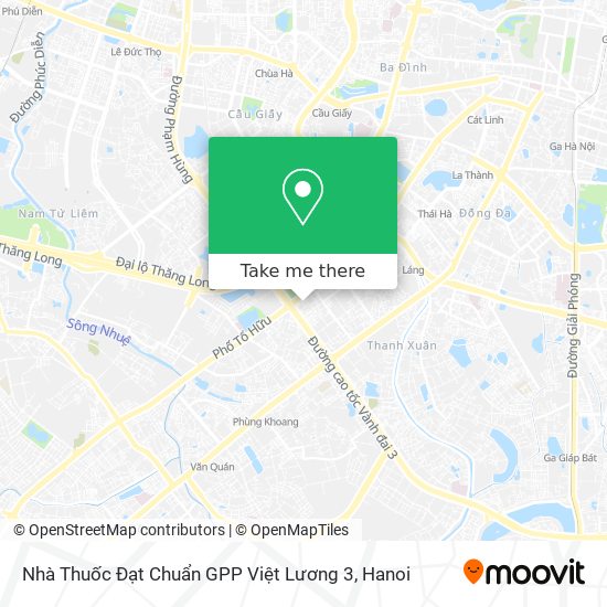 Nhà Thuốc Đạt Chuẩn GPP Việt Lương 3 map