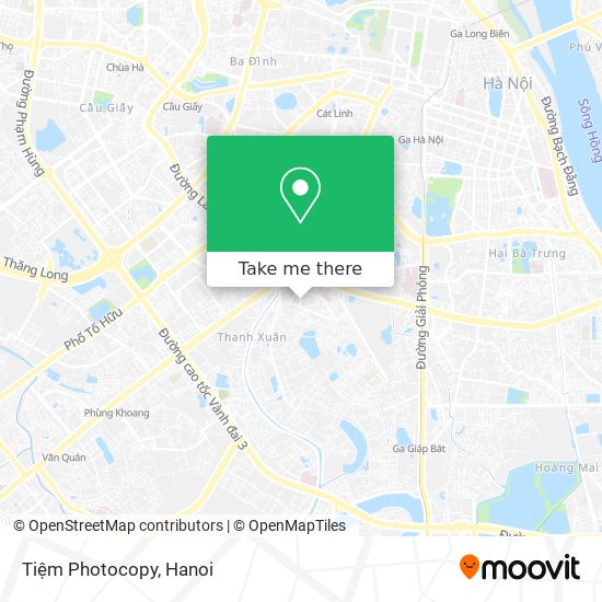 Tiệm Photocopy map