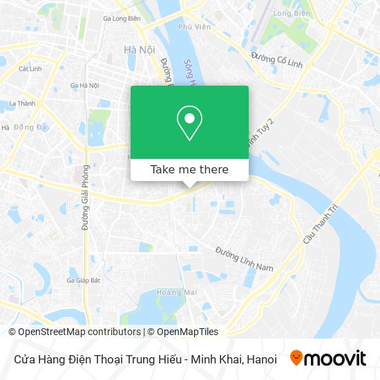 Cửa Hàng Điện Thoại Trung Hiếu - Minh Khai map