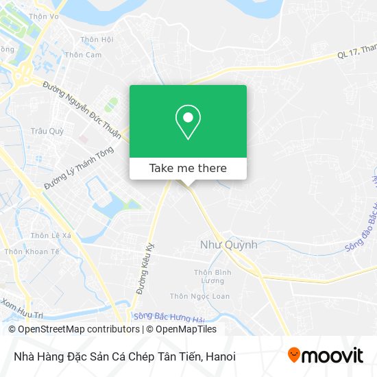 Nhà Hàng Đặc Sản Cá Chép Tân Tiến map