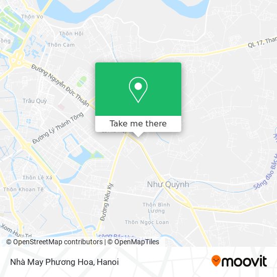 Nhà May Phương Hoa map