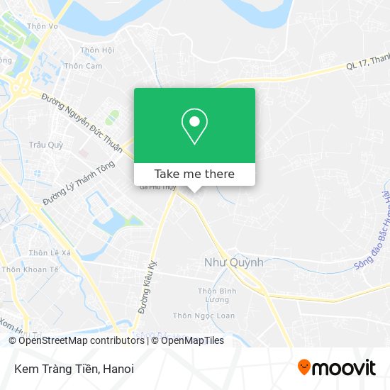 Kem Tràng Tiền map