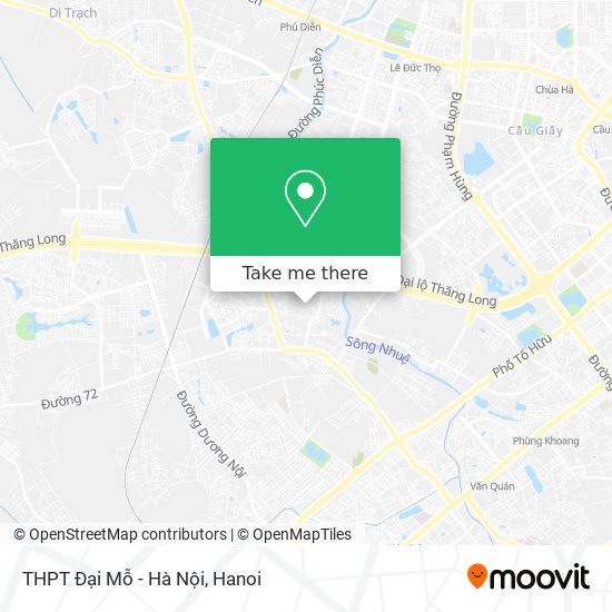 THPT Đại Mỗ - Hà Nội map