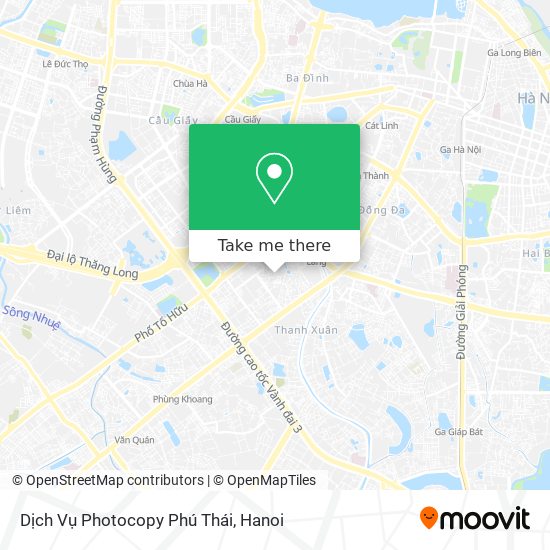 Dịch Vụ Photocopy Phú Thái map