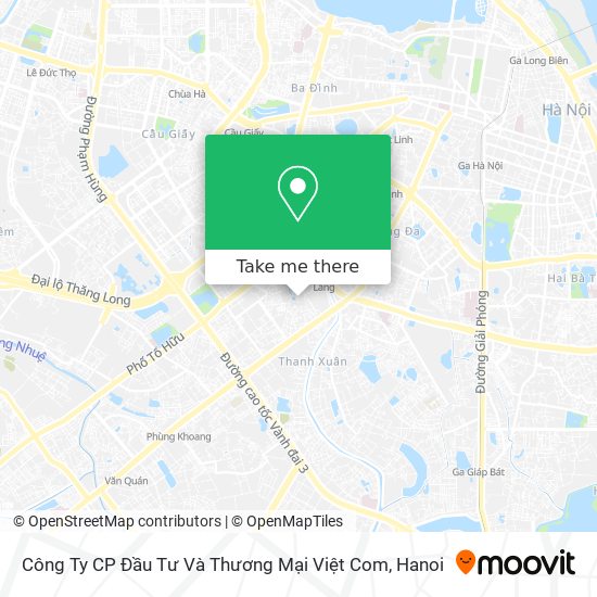 Công Ty CP Đầu Tư Và Thương Mại Việt Com map