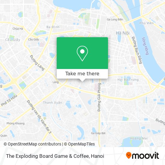 The Exploding Board Game & Coffee map