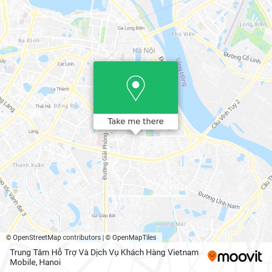 Trung Tâm Hỗ Trợ Và Dịch Vụ Khách Hàng Vietnam Mobile map