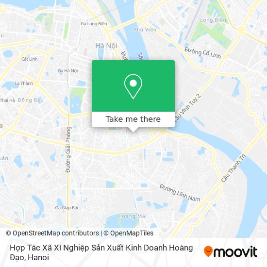 Hợp Tác Xã Xí Nghiệp Sản Xuất Kinh Doanh Hoàng Đạo map